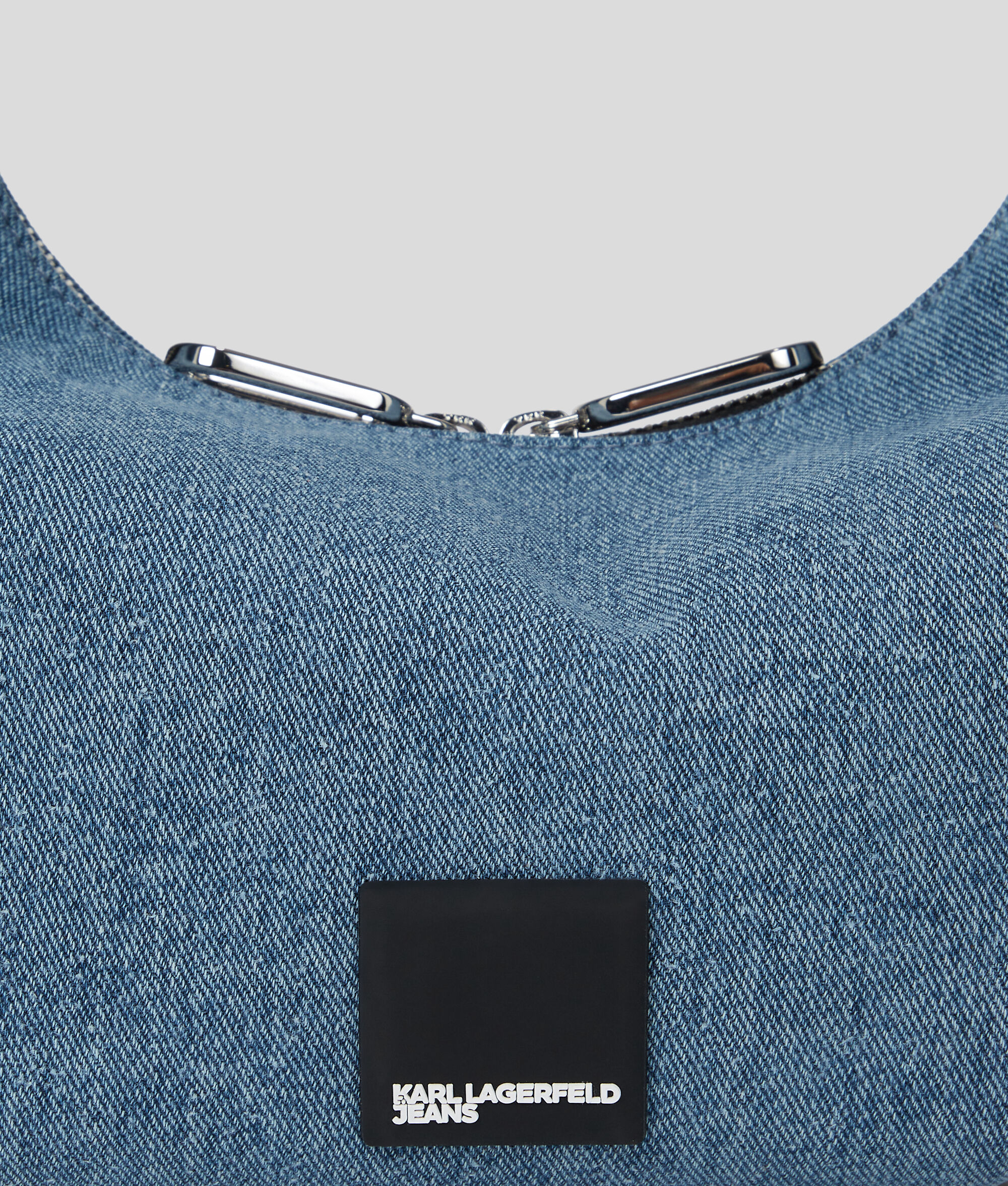 (image for) Top-Notch KLJ BOX LOGO DENIM HOBO BAG